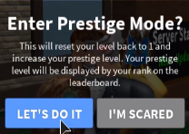 Reaching The Max Level In Murder Mystery Prestige 10 Level 100 Roblox Ninja Profile Pics - how to get a prestige on jetpack simulator in roblox