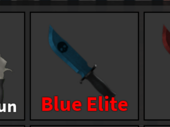 Blue Elite Murder Mystery 2 Wiki Fandom - the new murder mystery 2 christmas update godly knives guns roblox