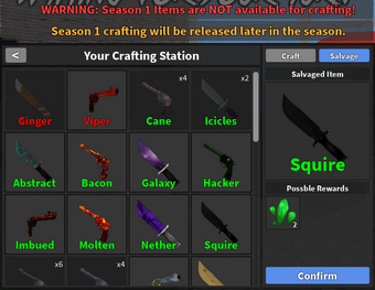Roblox Mm3 Crafting