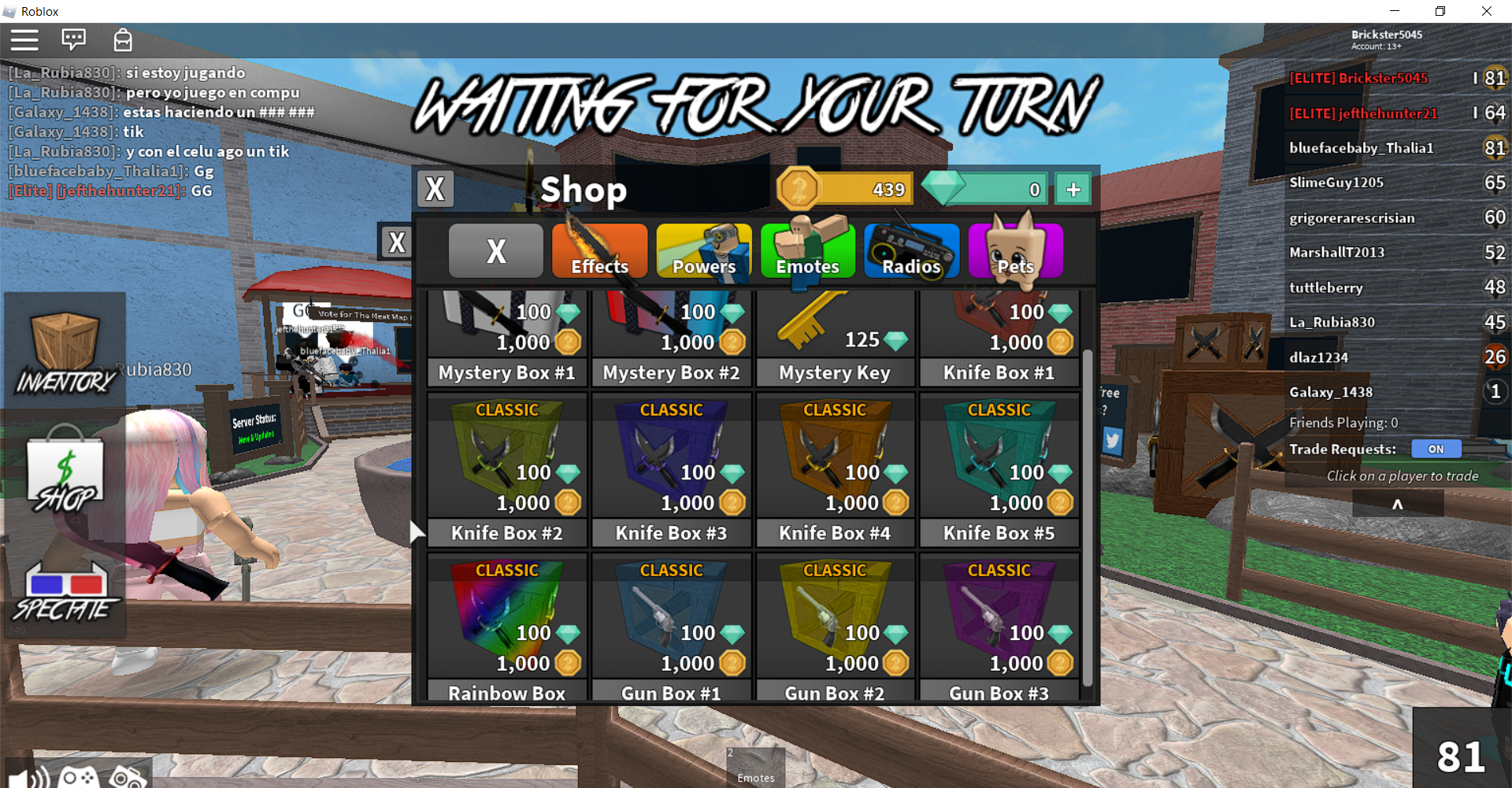 Crates Murder Mystery 2 Wiki Fandom - trading all my godly weapons in murder mystery 2 in roblox youtube