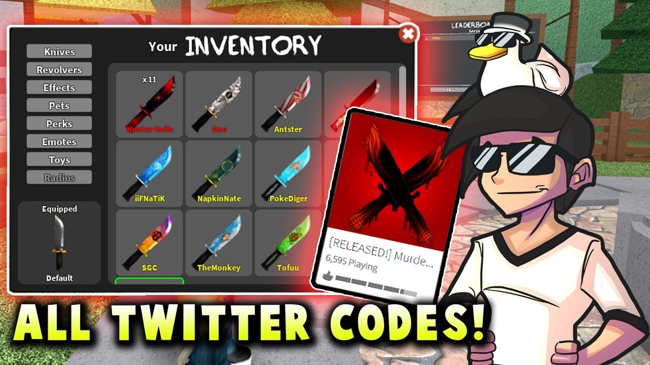 Roblox Murderer Mystery 2 All Codes Robux Hack Unlimited