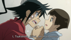 Jinbei moved by Tenma will