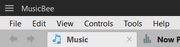 Menu below Caption Bar