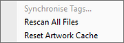 Advanced Tools Menu