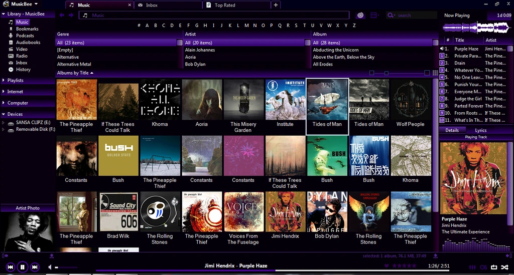 Image Purple haze.png MusicBee Wiki FANDOM powered by Wikia