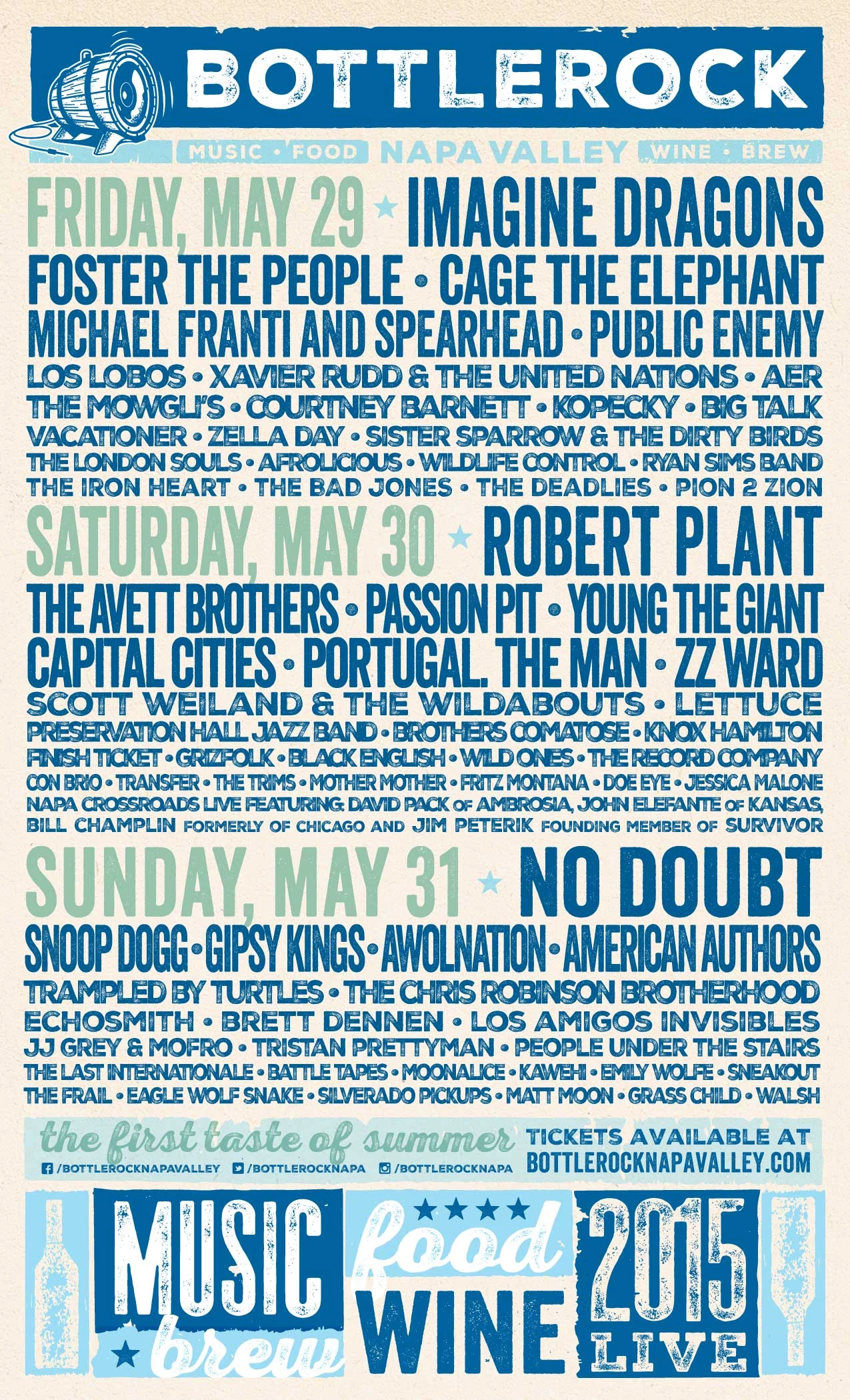 BottleRock 2015 Music Festivals Wiki FANDOM powered by Wikia