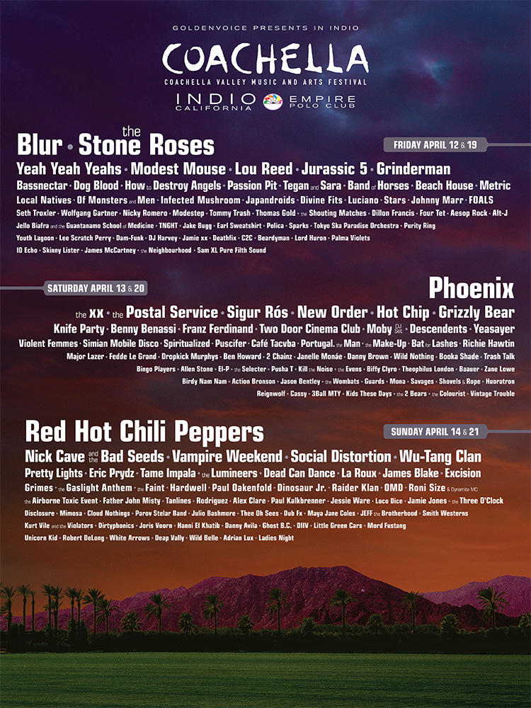 Coachella 2013 Music Festivals Wiki FANDOM powered by Wikia