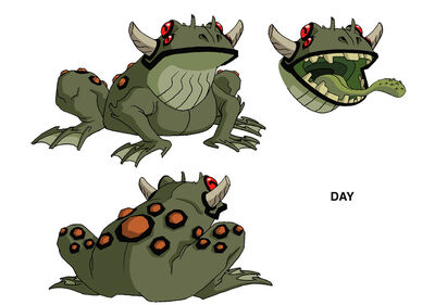 Ben 10 Mutant Frog design by Devilpig