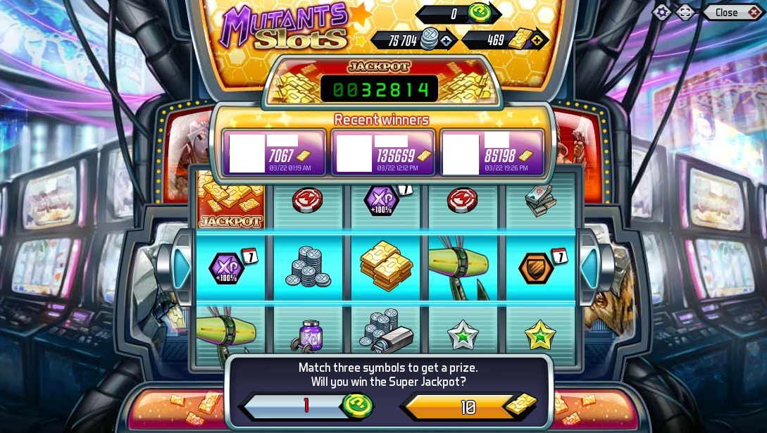 Mutants Genetic Gladiators Slots Jackpot Mutants Genetic Gladiators Slots Jackpot