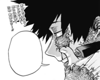Dabi's tears of blood