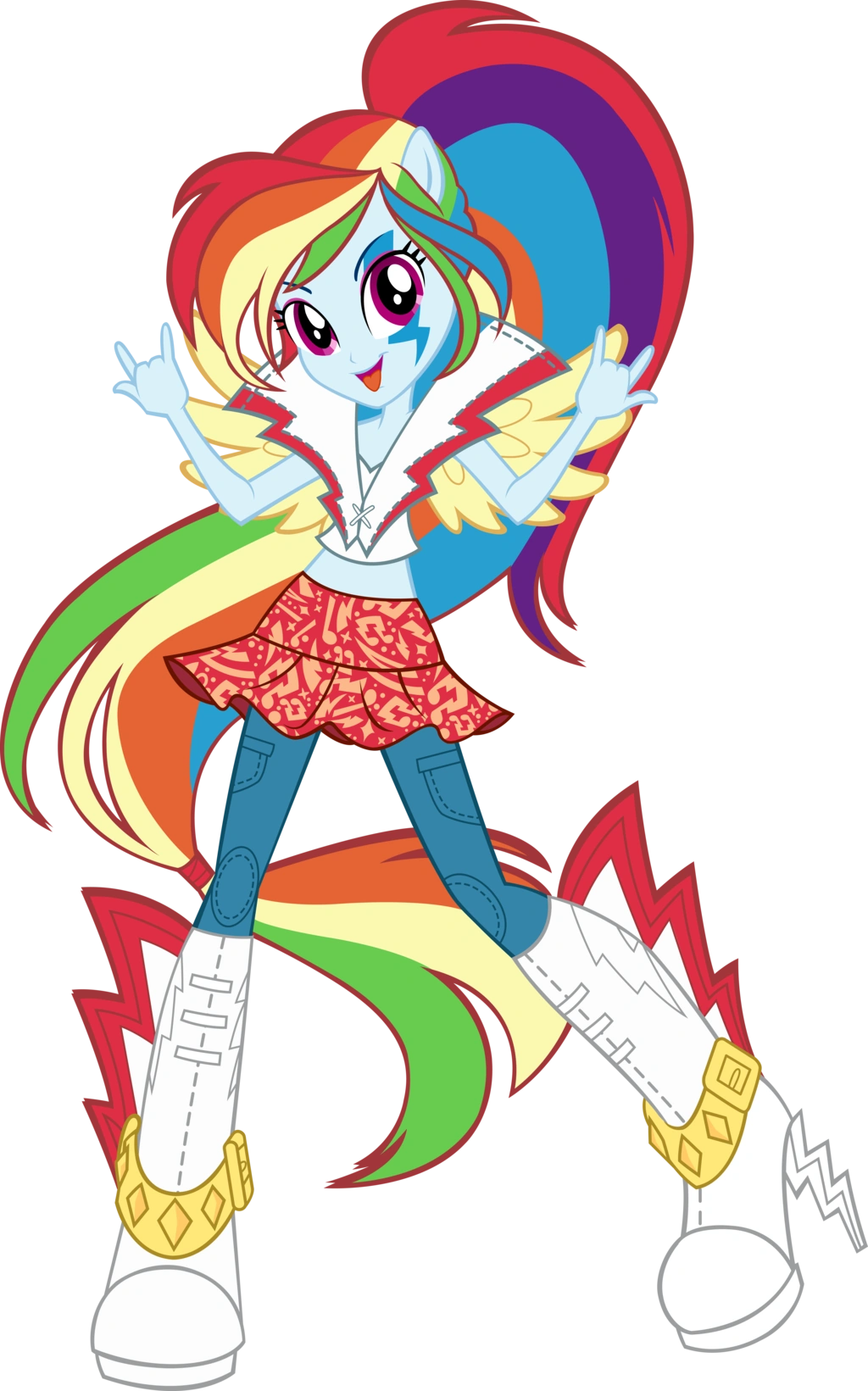Obraz - Rainbow rocks rainbow dash vector by icantunloveyou-d7agymc.png