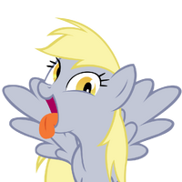 Derpy hooves making a silly face by internetianer-d5jjdxd