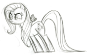 180px-Fluttershy szkic