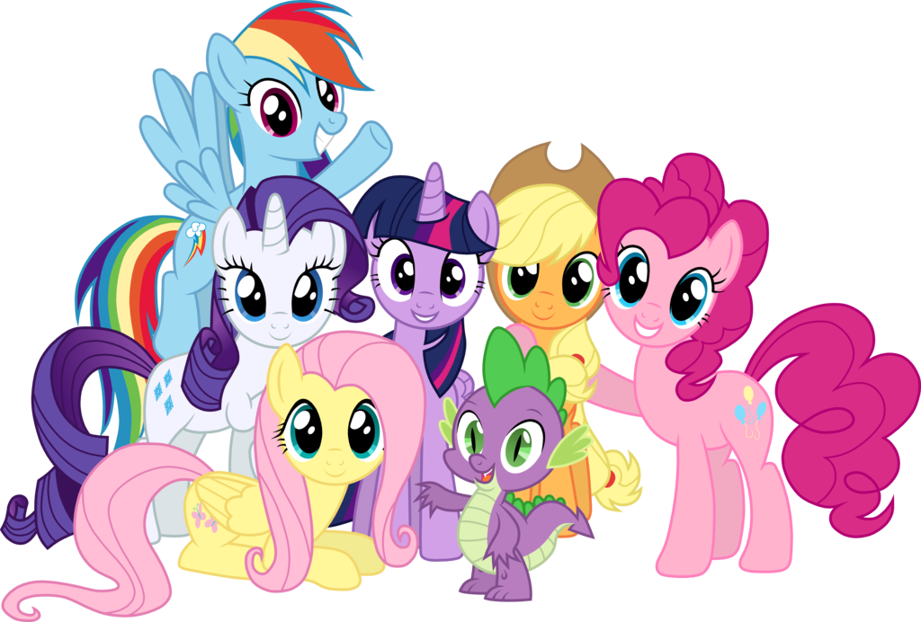 My Little Pony Mane 6 Characters