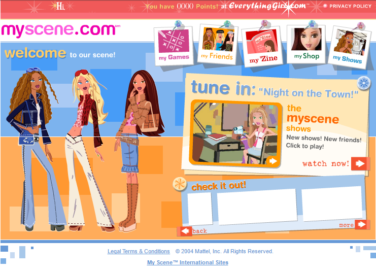 my scene barbie games