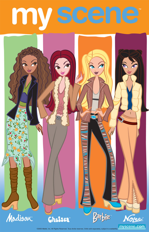 my scene dolls cartoon