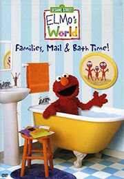 Elmo's World Families, Mail, & Bath Time VHS Cover