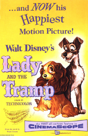 Lady and the tramp poster