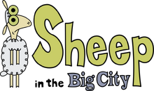 Sheep in the big city title card