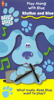 Blue's Clues Rhythm and Blue VHS Cover