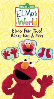 Elmo's World Elmo Has Two! Hands, Ears & Feet VHS Cover