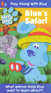 Blue's Clues Blue's Safari VHS Cover