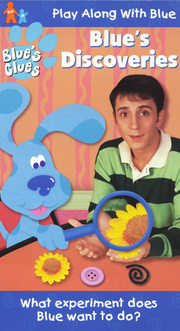 Blue's Clues Blue's Discoveries VHS Cover