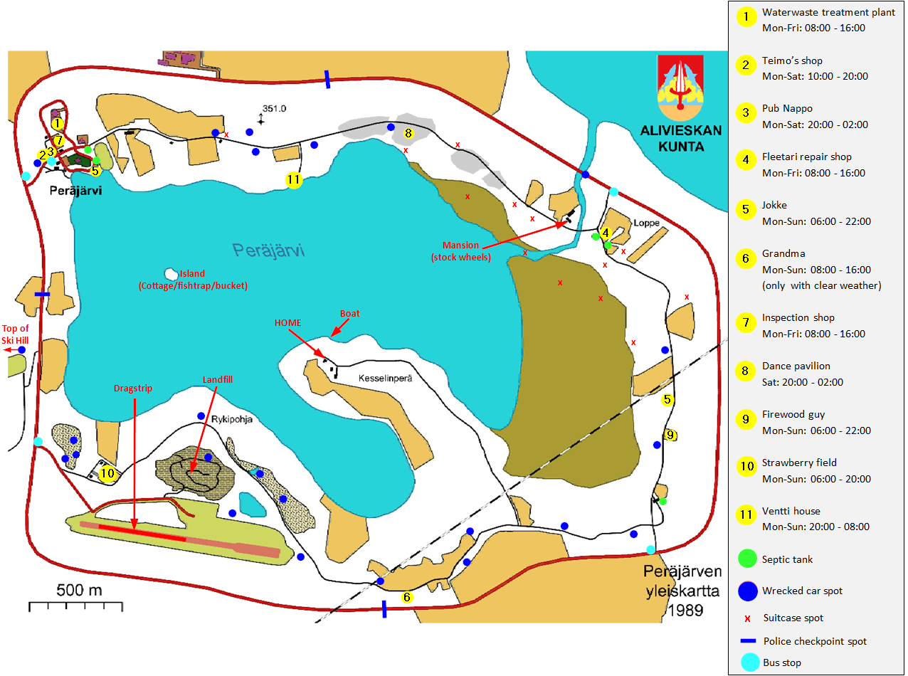 auto kartta Map | My Summer Car Wikia | Fandom