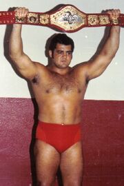 Pedro Morales as the WWWF (WWE) Champion