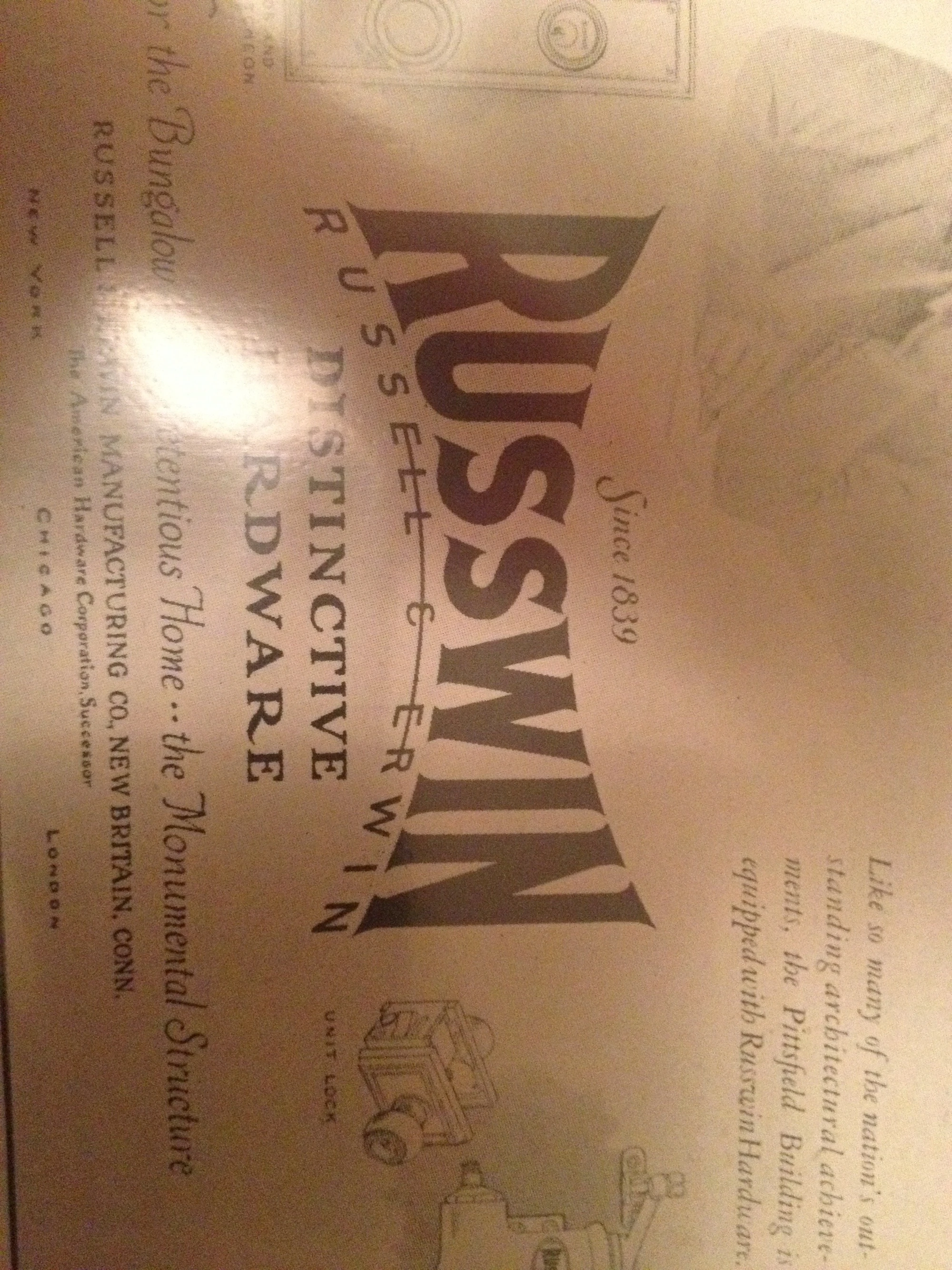 Russell & Erwin Manufacturing Company Wiki Fandom