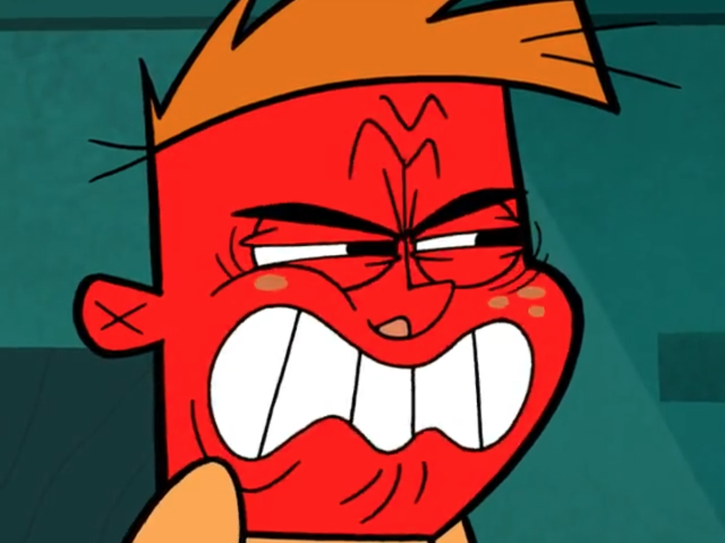 Image Adam's Face Turns Red With Rage.png My Gym Partner's a Monkey