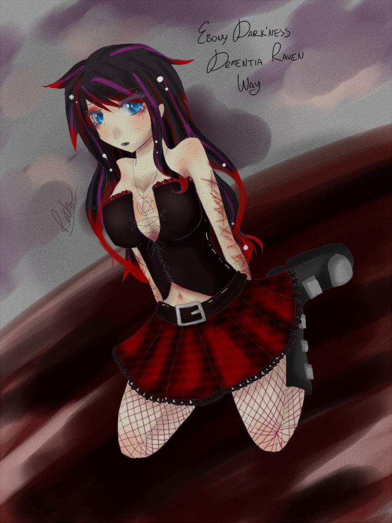 Ebony Dark'ness Dementia Raven Way Quotes Image - Ebony dark ness d raven way by akatsukisecret-d2y5x10.png | My