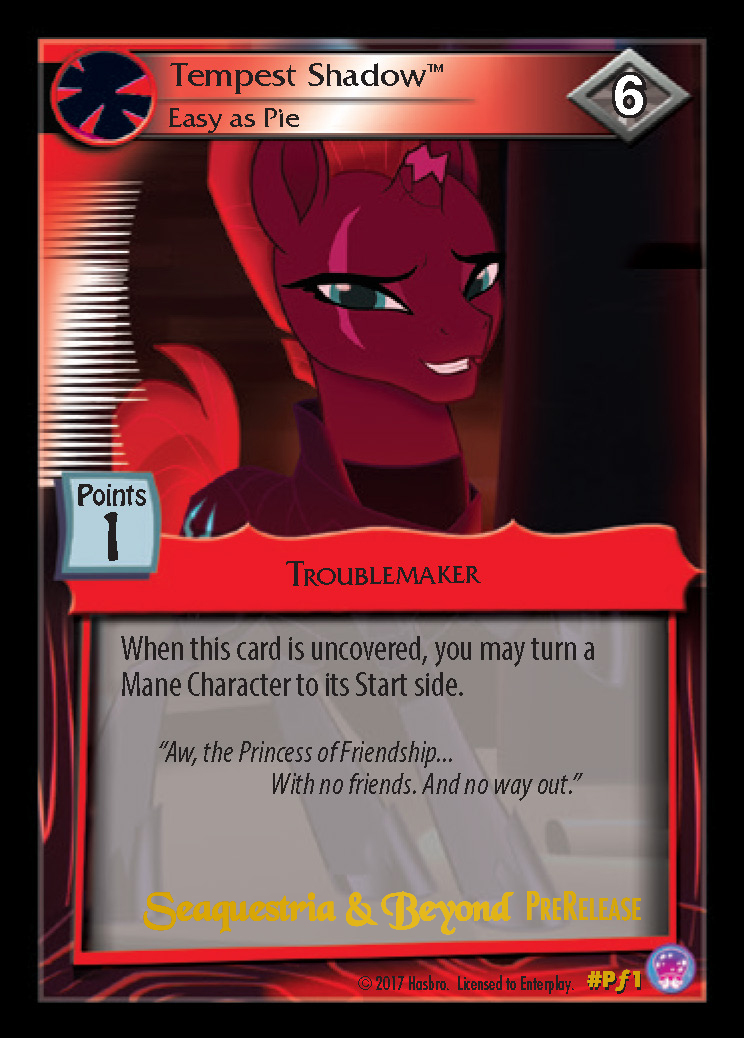 Tempest Shadow, Easy as Pie (Seaquestria & Beyond Promo 