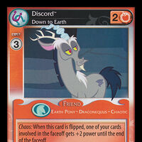 Discord Down To Earth My Little Pony Collectible Card Game Wiki