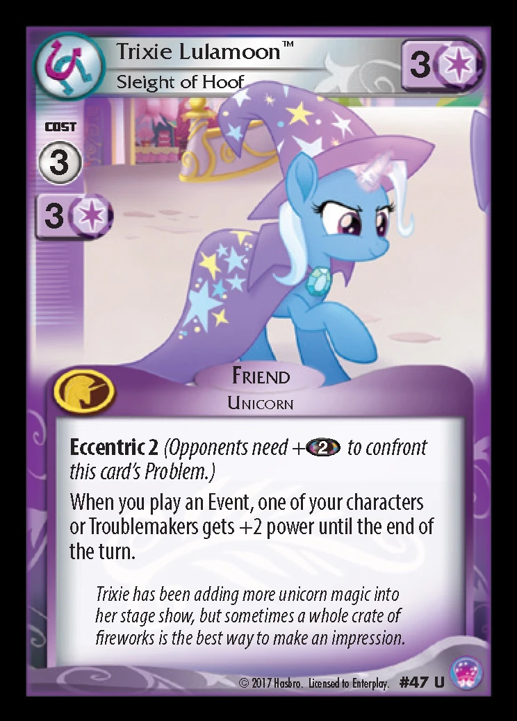 Trixie Lulamoon, Sleight of Hoof  My Little Pony 