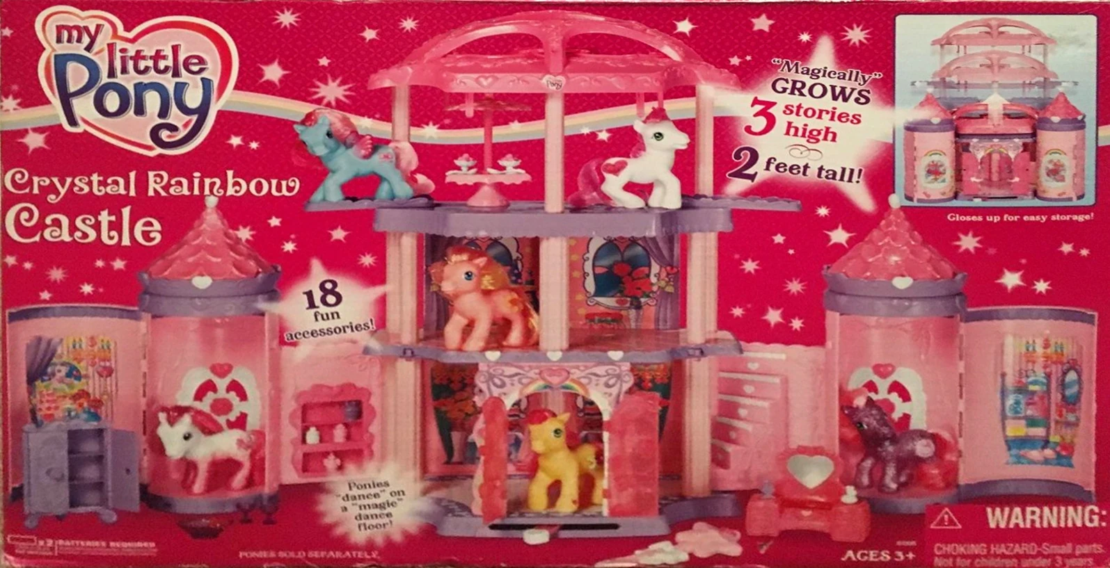 Crystal Rainbow Castle (Playset) My Little Pony G3 Wiki Fandom