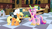 Checking on the Catering