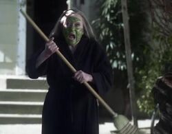 Crazy Witch Lady in Green