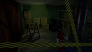 Minnie in storage room