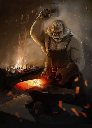 Weapon smith by omuk
