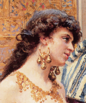 Picking the Favourite (detail) by Giulio Rosati-2