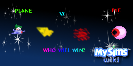 Plane vs. Eye Poll Banner