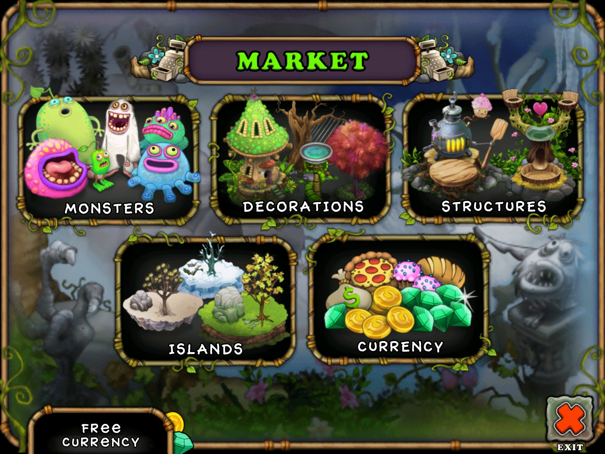 My singing monsters взломка. My singing Monsters. Поющие монстры скрещивание. Рецепты монстров. Декорации островов my singing Monsters.