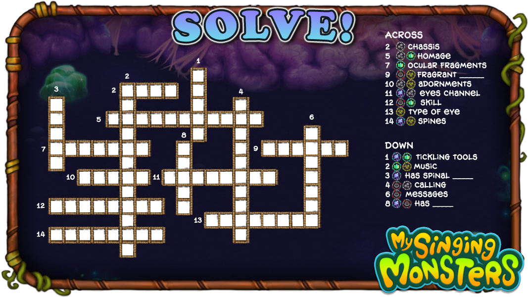 Rarethereal Crossword My Singing Monsters Wiki Fandom