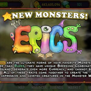 Epic Monsters My Singing Monsters Wiki Fandom