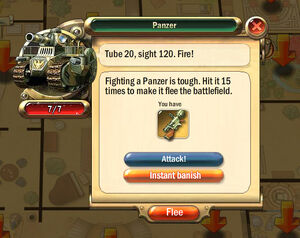 Dialogbox panzer