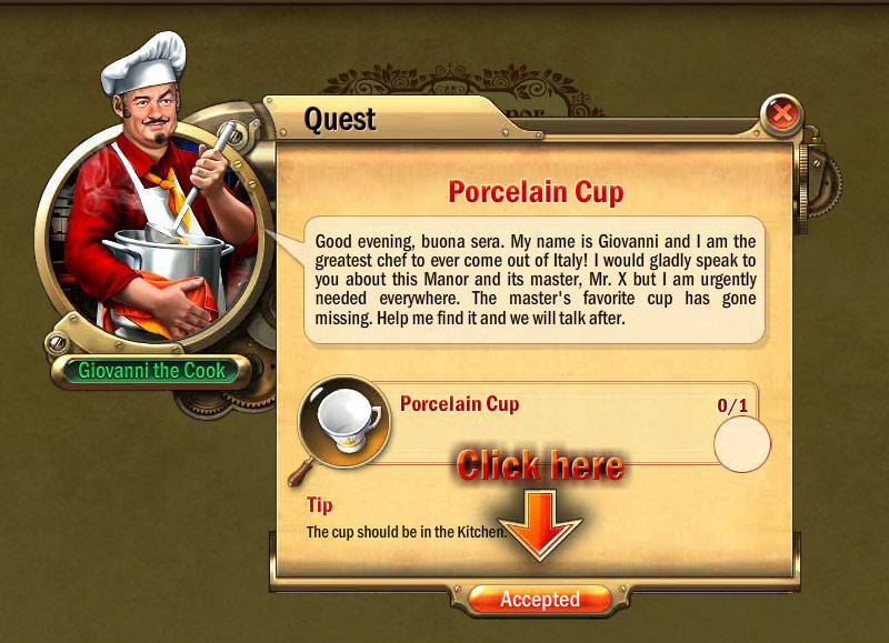 Mystery Manor Quest List Mystery Manor Quest List