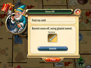 Dialogbox snow-elf