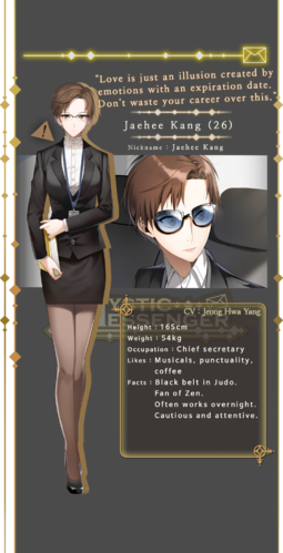 Resultado de imagen para mystic messenger jaehee