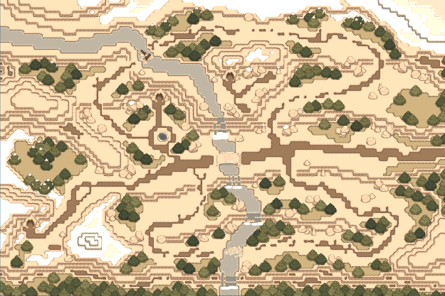 Map The Western Vale Range